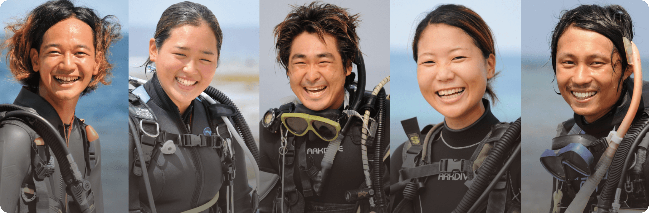 アークダイブKV画像　スタッフの笑顔