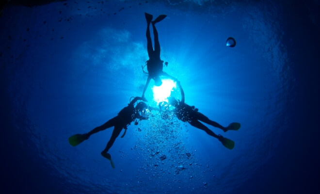 青の洞窟シュノーケリング