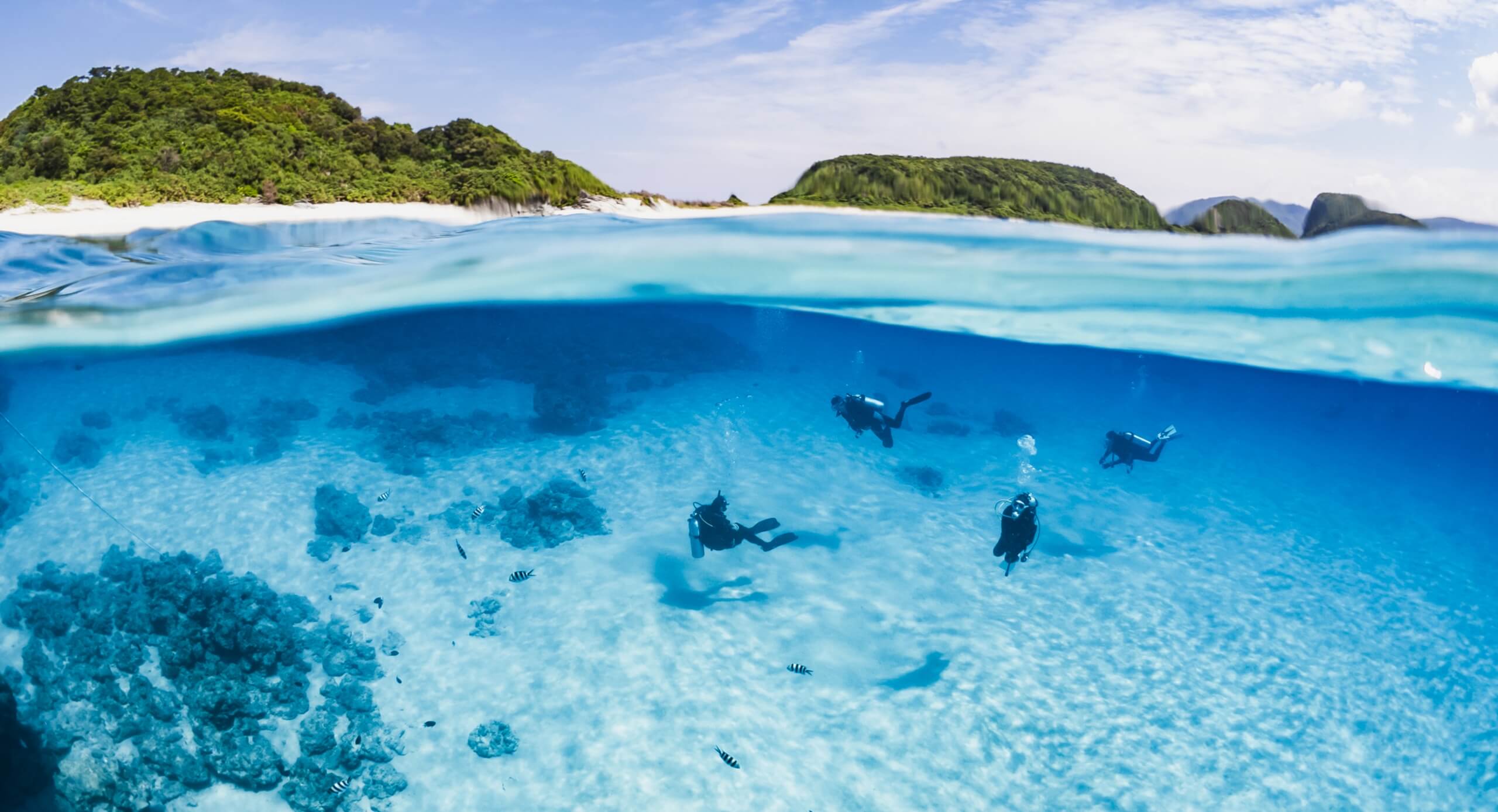 沖縄の海の魅力をご紹介 そこには、まだ知らない、沖縄がある。